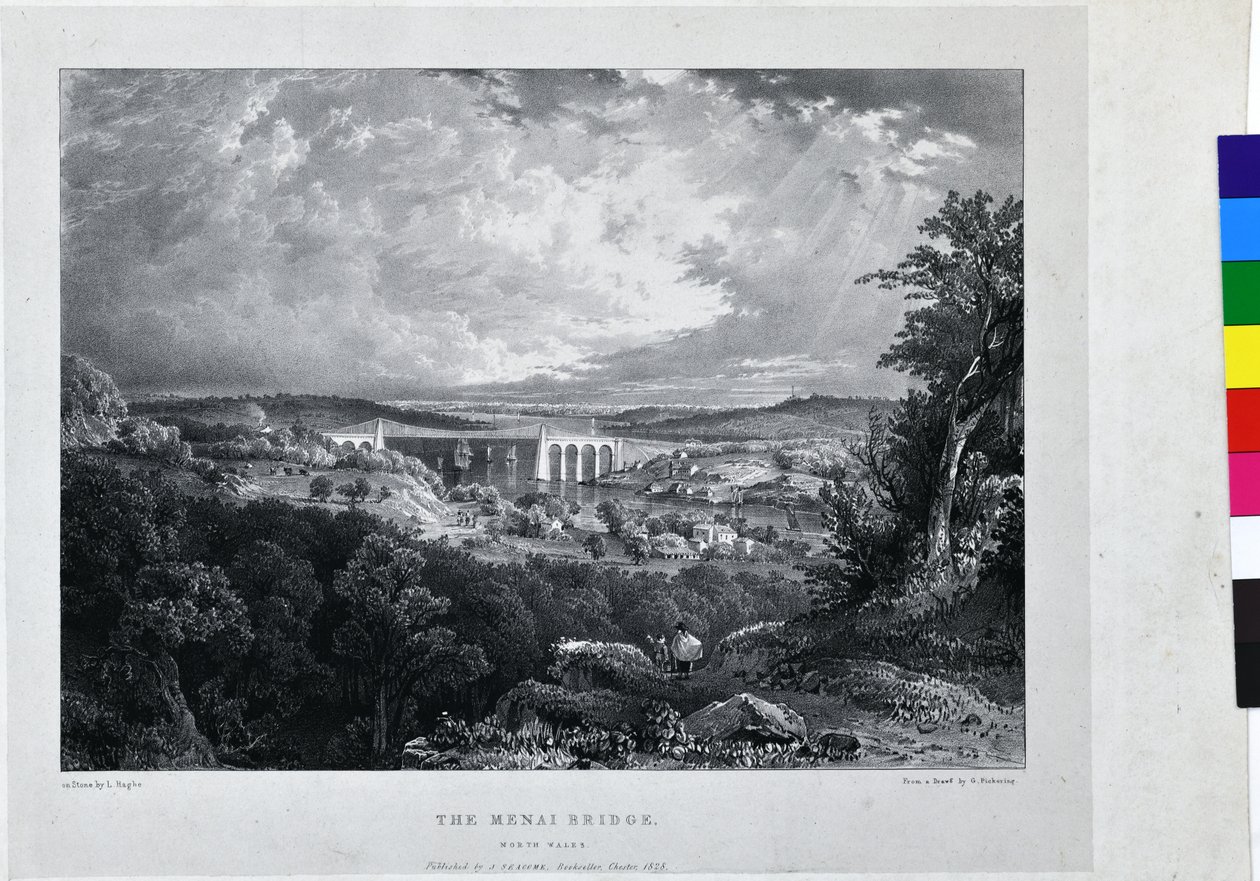 Most Menai Bridge od George Pickering