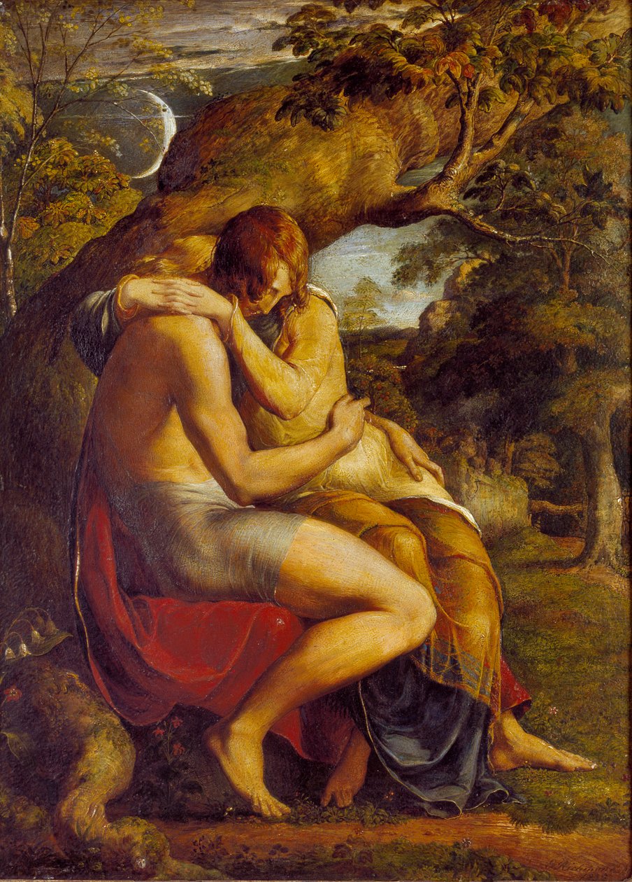 V předvečer odloučení, 1830 od George Richmond
