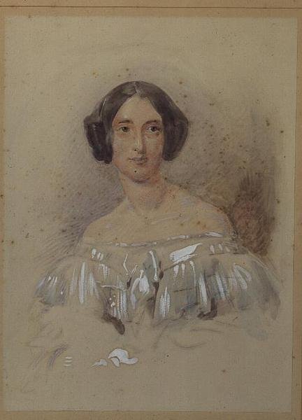 Portrét Fanny (Frances) Cartwrightové od George Richmond
