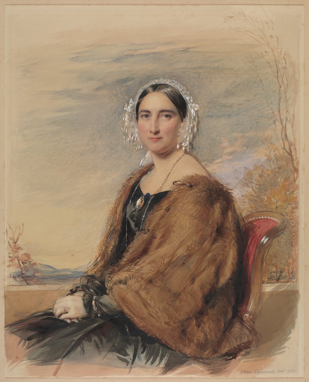 Portrét ženy, 1851. od George Richmond