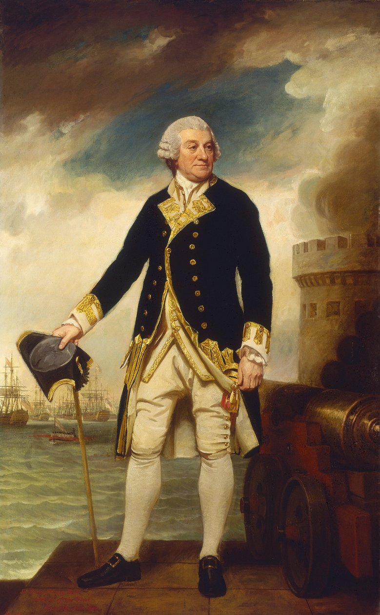 Admirál sir Francis Geary (1709/10-1796) od George Romney