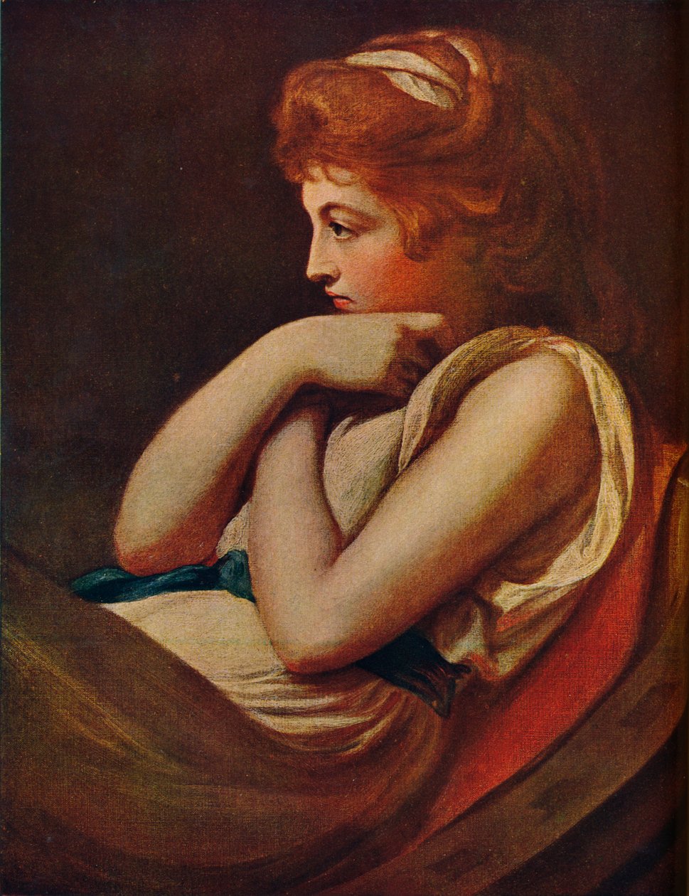 Emma, Lady Hamiltonová, c1785, 1909 od George Romney