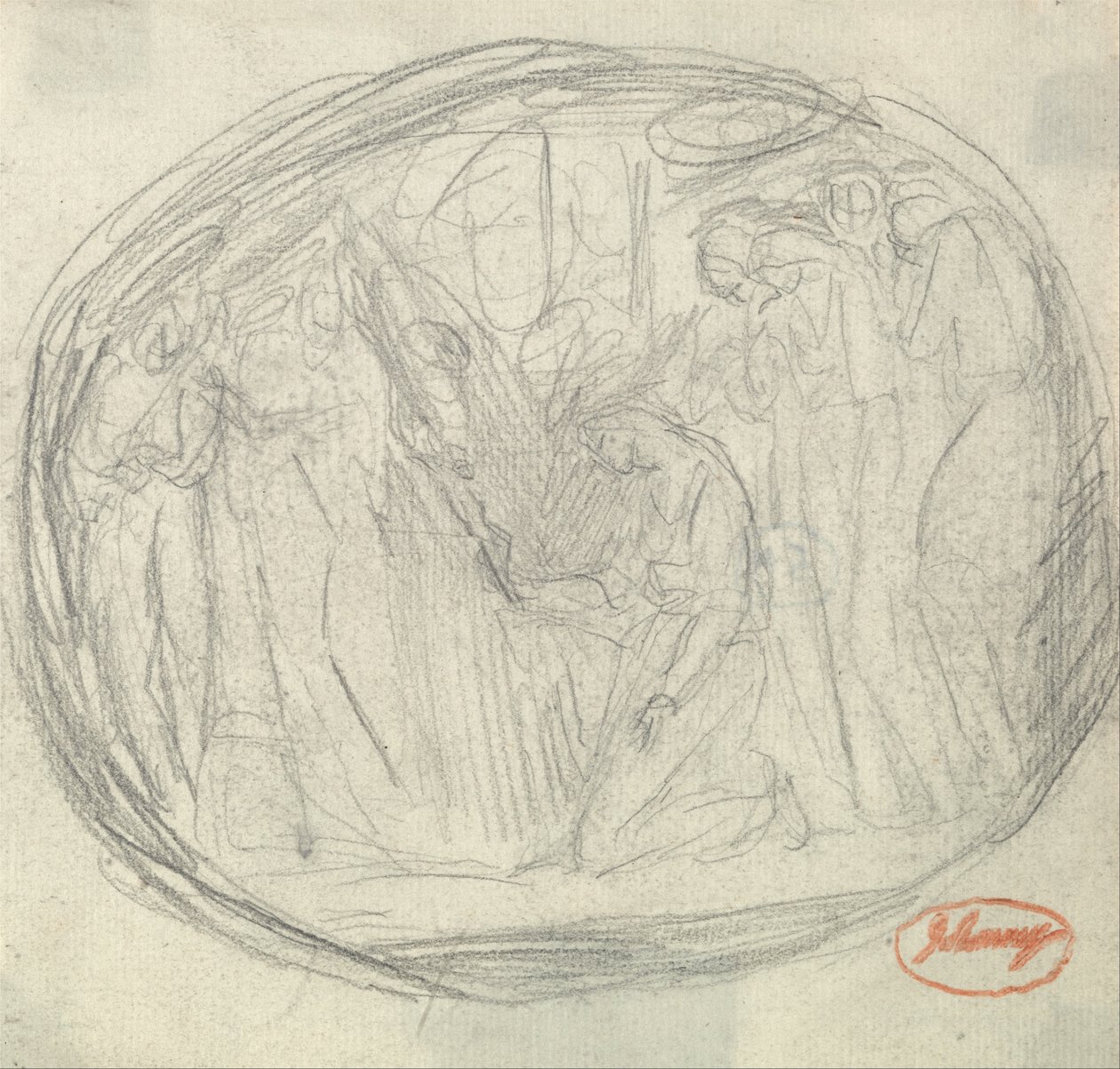 Poprava Marie Stuartovny od George Romney