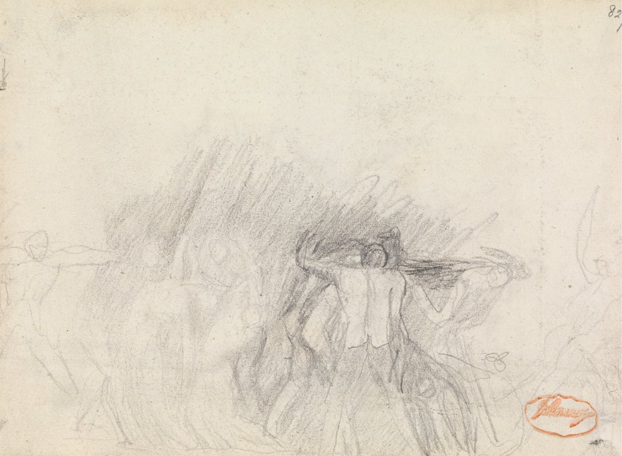 Studie složení postavy 50 od George Romney