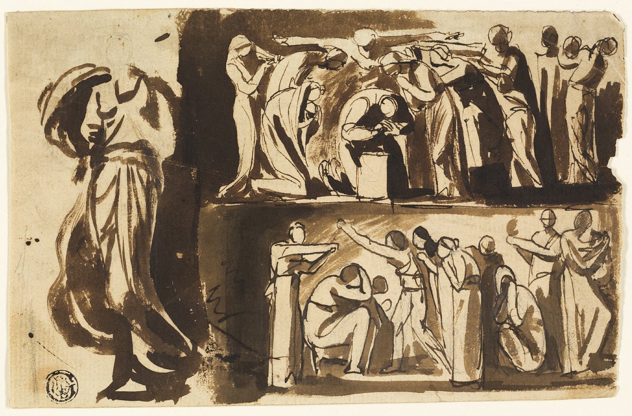Figurové studie od George Romney
