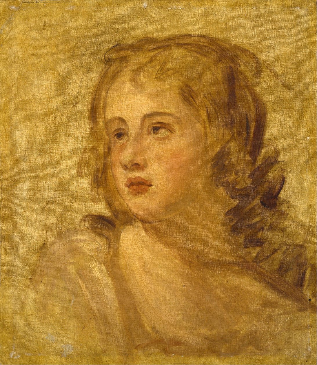 Hlava ženy od George Romney