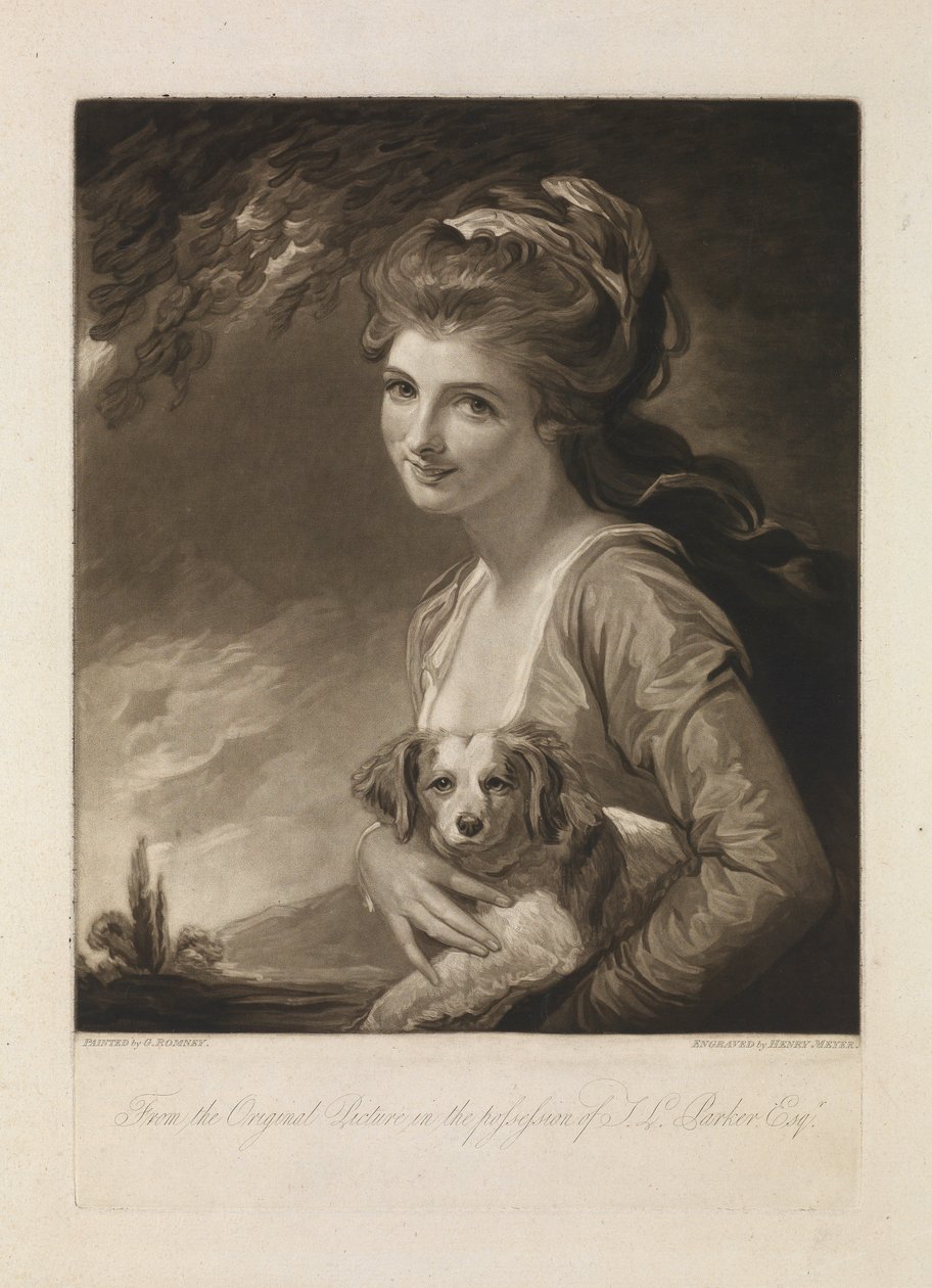 Lady Emma Hamiltonová od George Romney