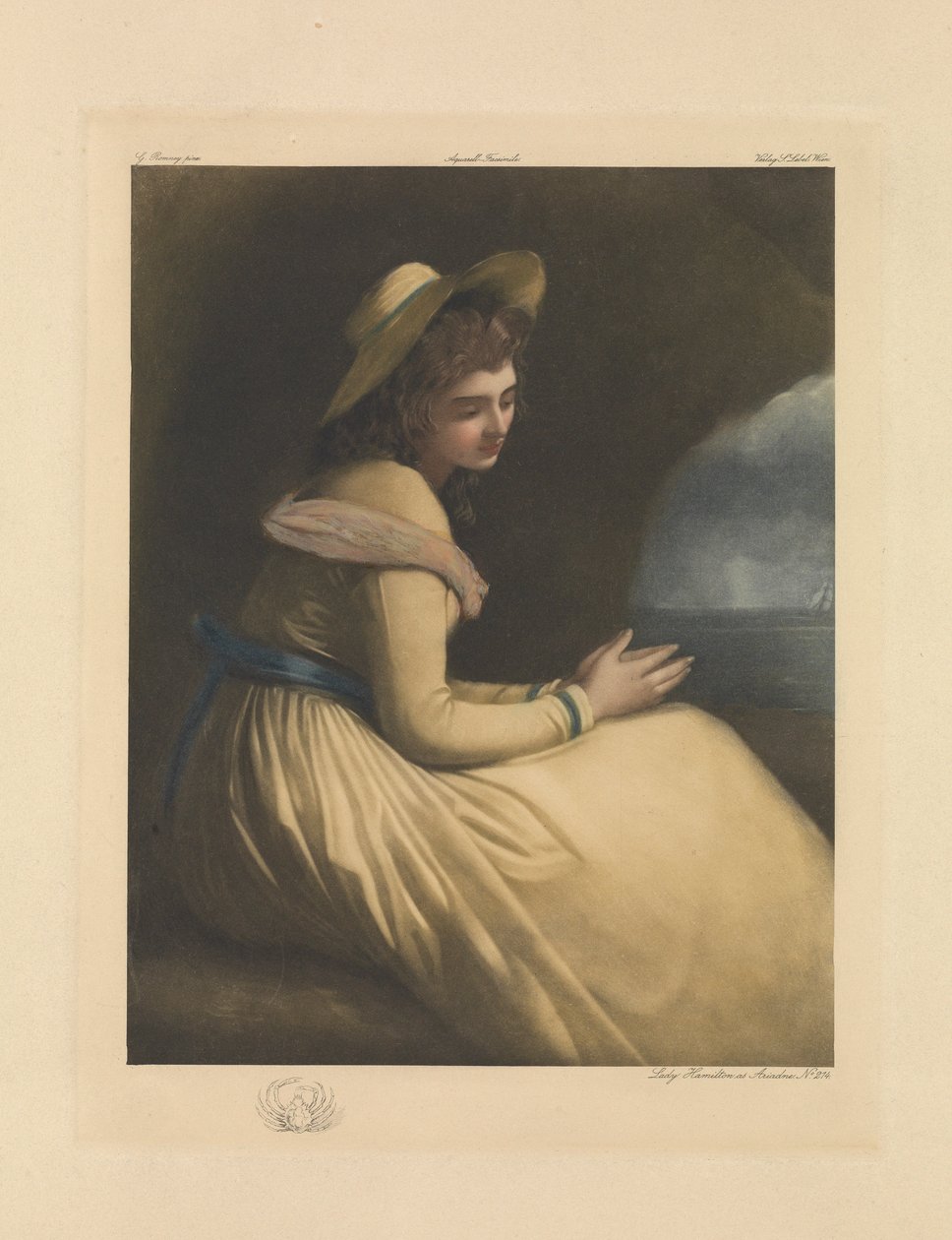 Lady Emma Hamilton jako Ariadna od George Romney