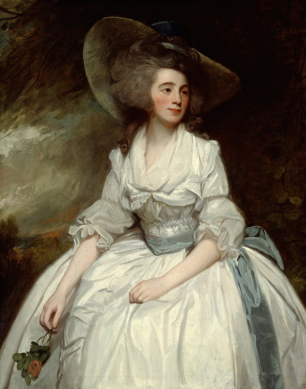 Paní Francis Russell, 178587. od George Romney