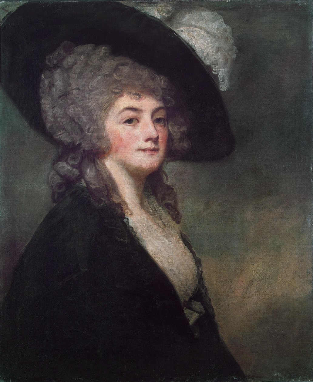 Portrét paní Harrit Greerové od George Romney