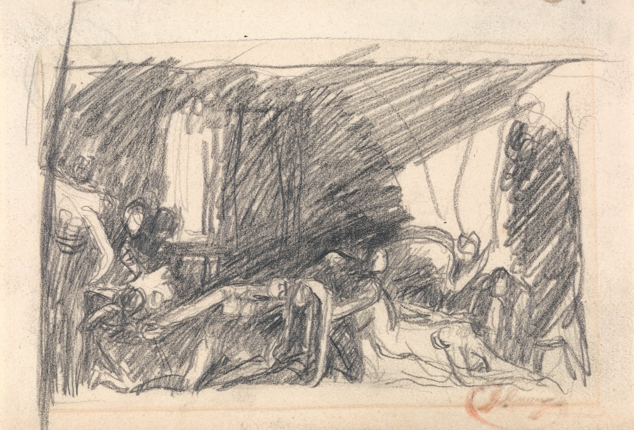 Vězeňská scéna od George Romney
