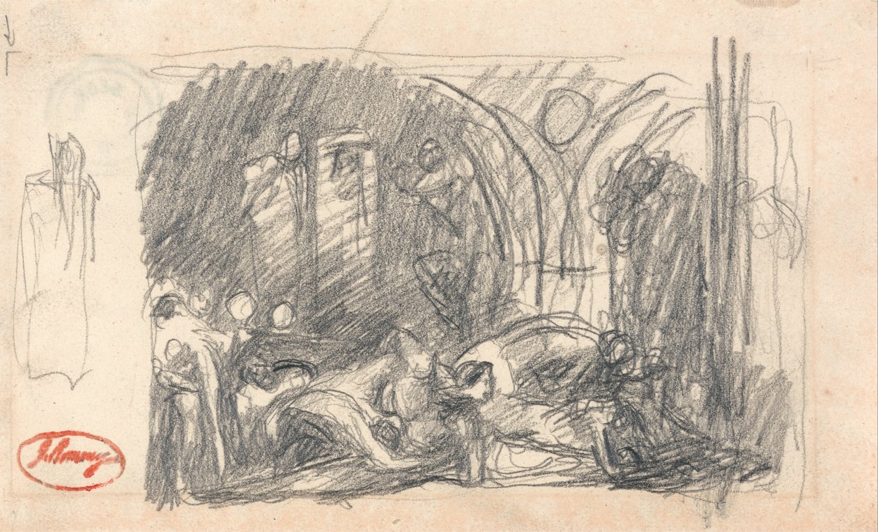 Vězeňská scéna od George Romney