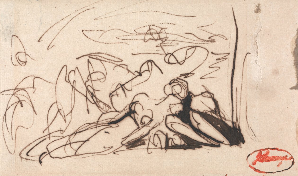Vězeňská scéna od George Romney