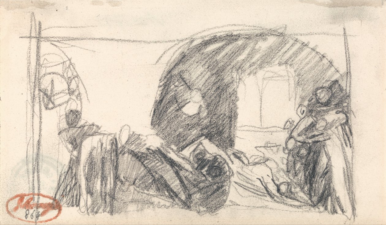 Vězeňská scéna od George Romney