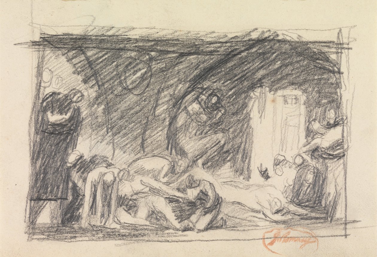 Vězeňská scéna od George Romney
