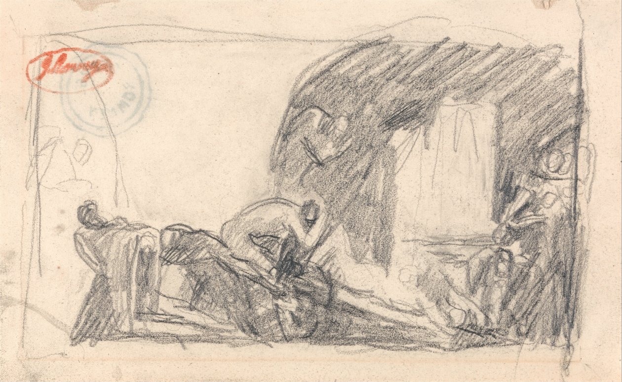 Vězeňská scéna od George Romney