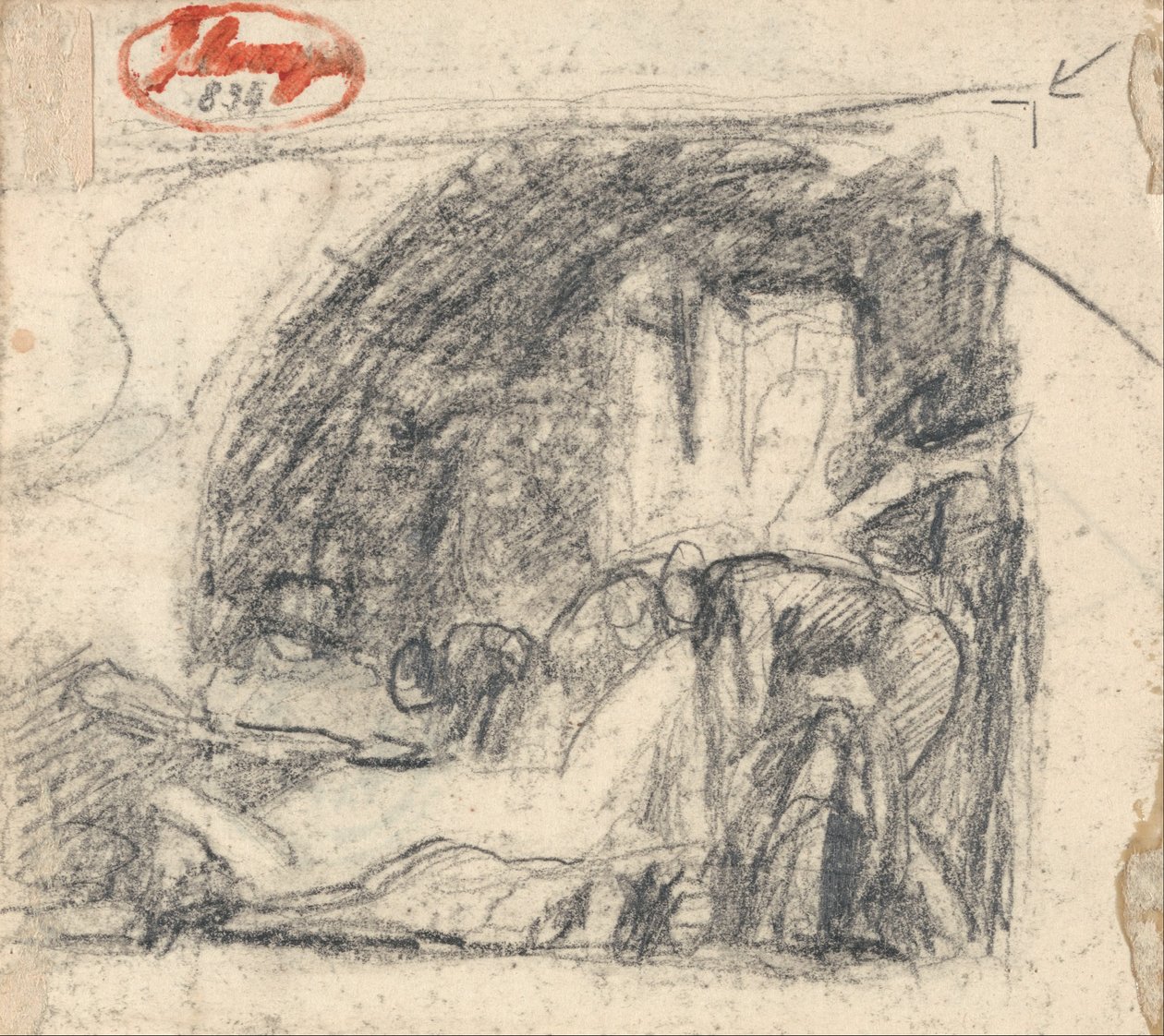 Vězeňská scéna od George Romney