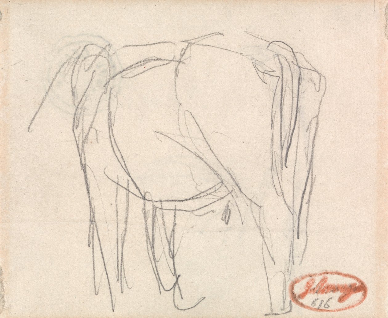 Studie zvířete od George Romney