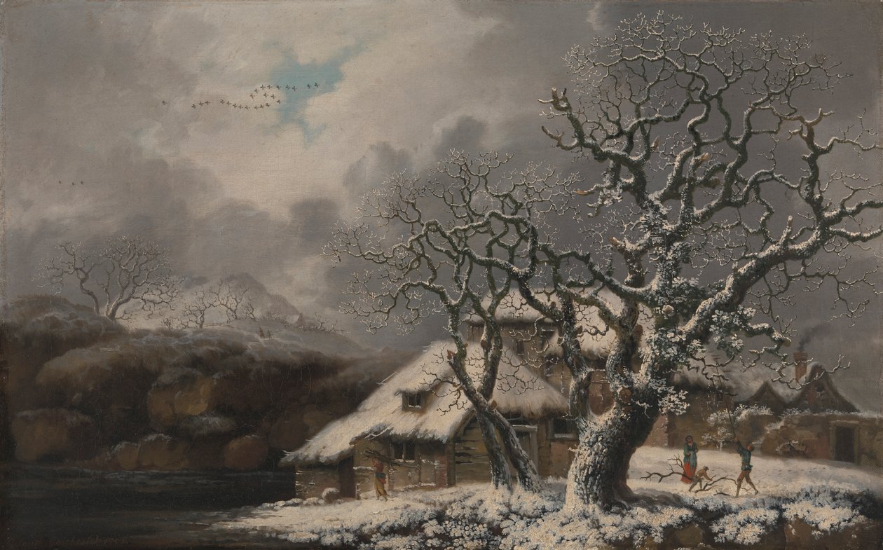 Zimní Krajina od George Smith