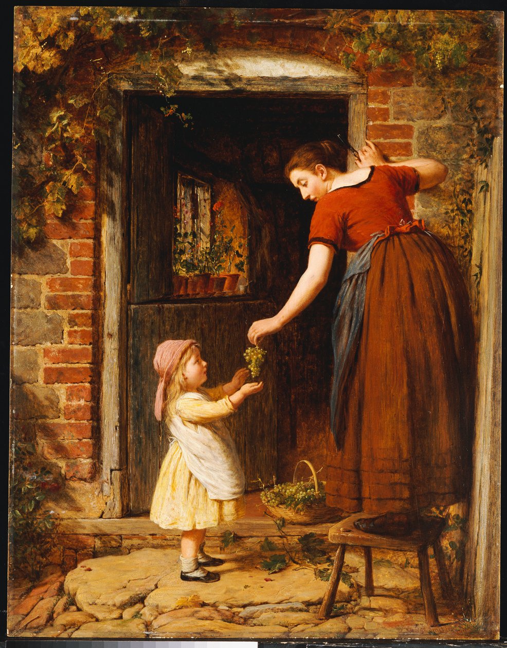 Sběr hroznů, 1875 od George Smith