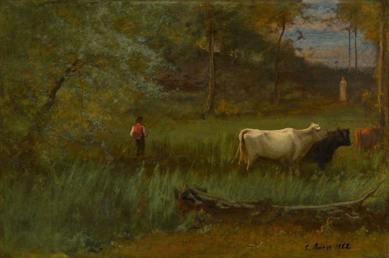 Pastorační, kolem 1882-85 od George Snr. Inness