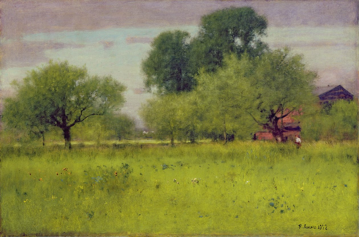 Jablečný sad, 1892 od George Snr. Inness