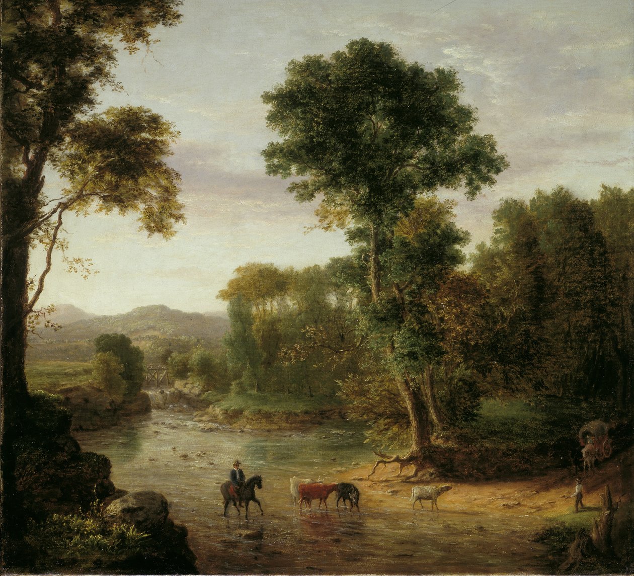 Přejezd přes Ford od George Snr. Inness