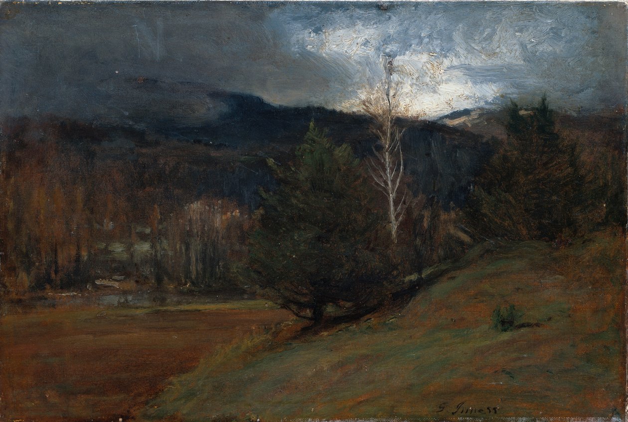 Listopad v Adirondacks, kolem roku 1885 od George Snr. Inness