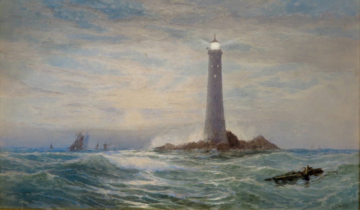 Maják Eddystone od George Stanfield Walters