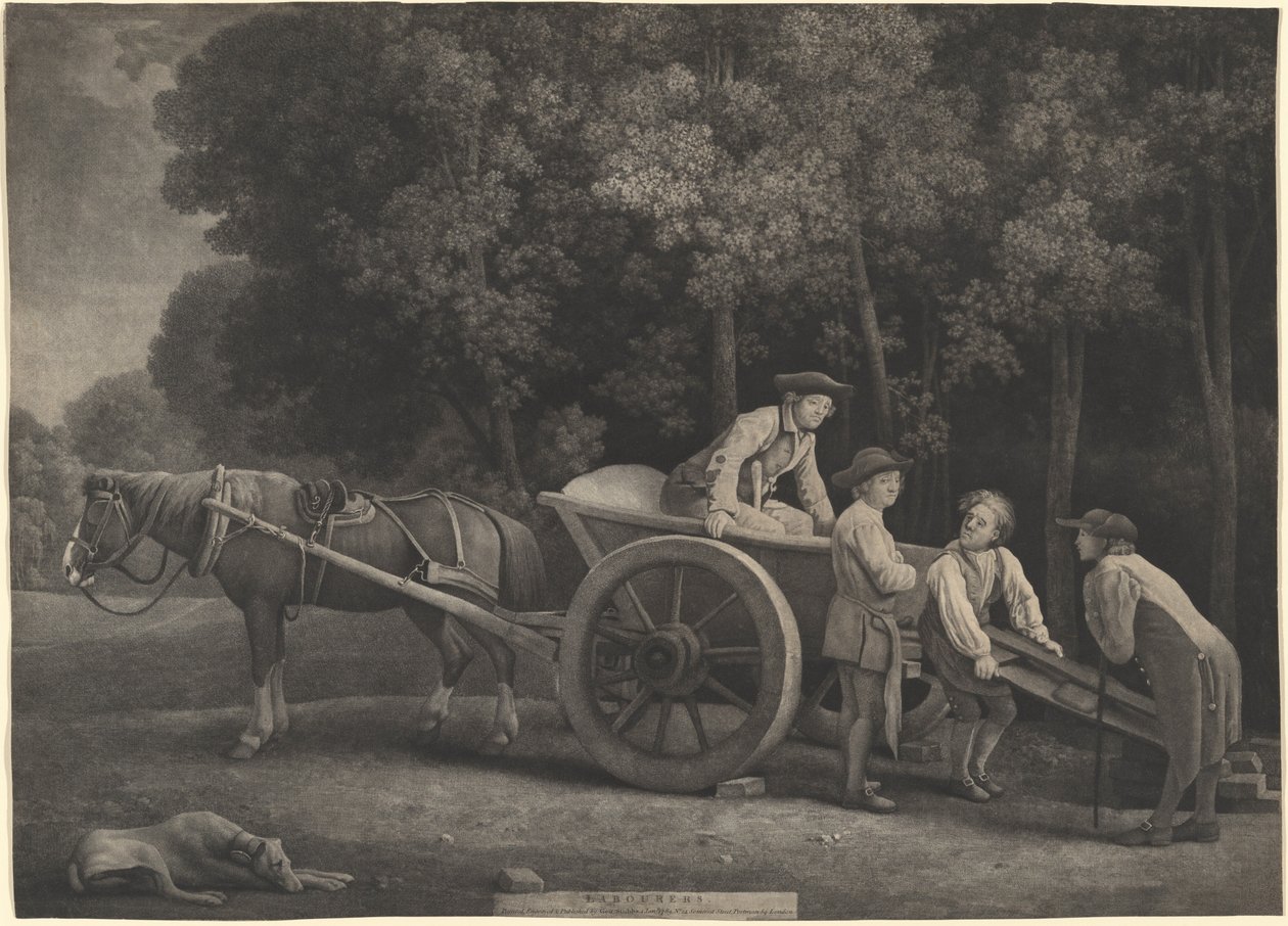 Dělníci od George Stubbs