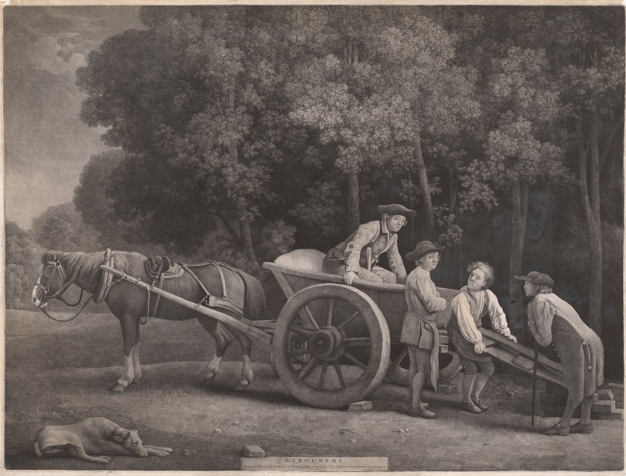 Dělníci od George Stubbs