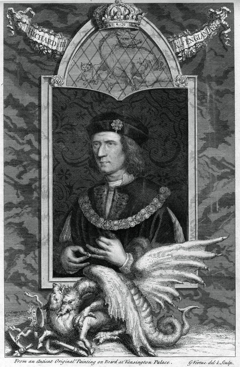 Richard III z Anglie, 18. století. od George Vertue