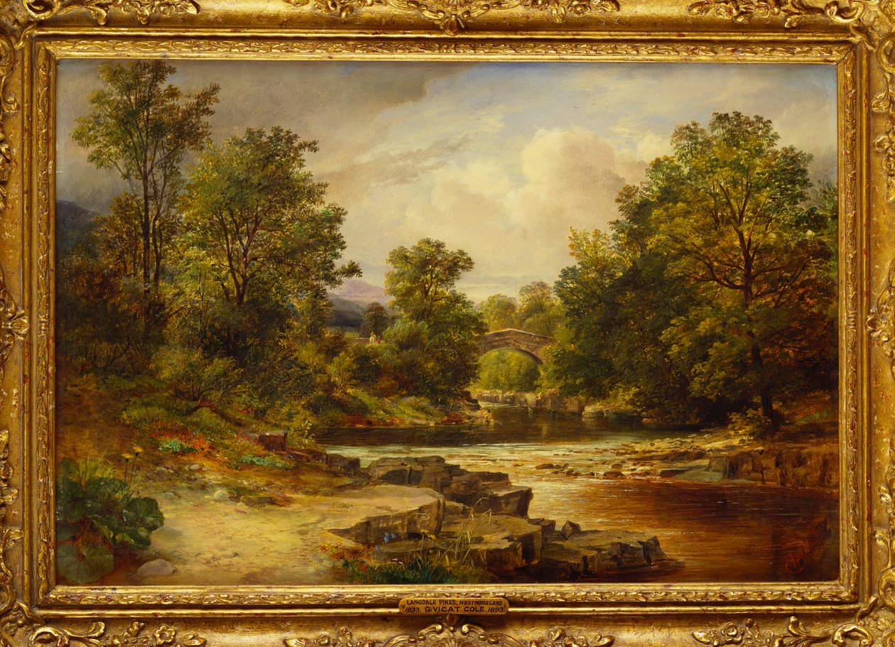 Langdale Pikes, Westmorland od George Vicat Cole