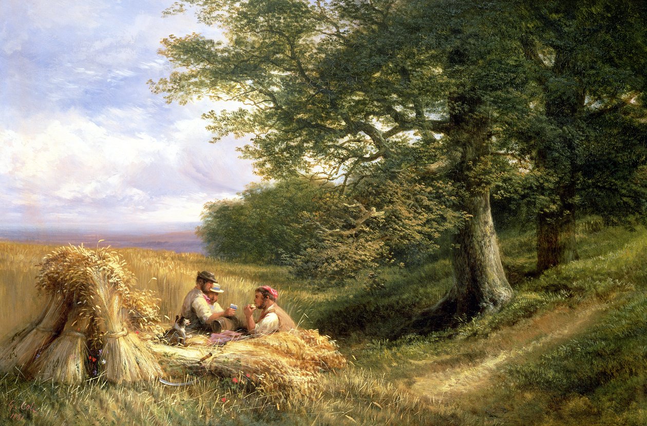 The Harvesters, 1881 od George Vicat Cole