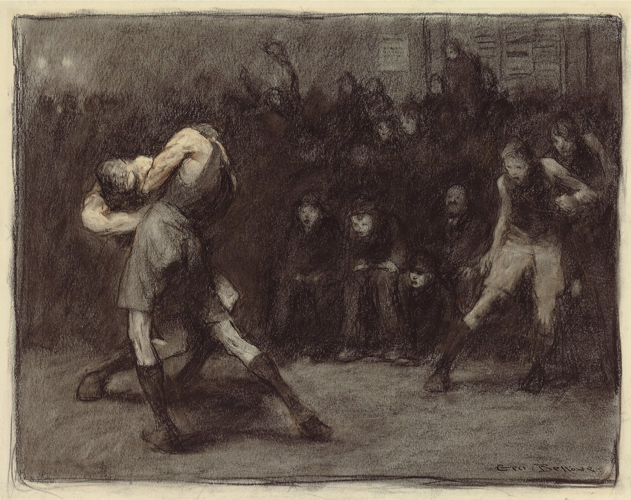 Basketbal, 1906 od George Wesley Bellows