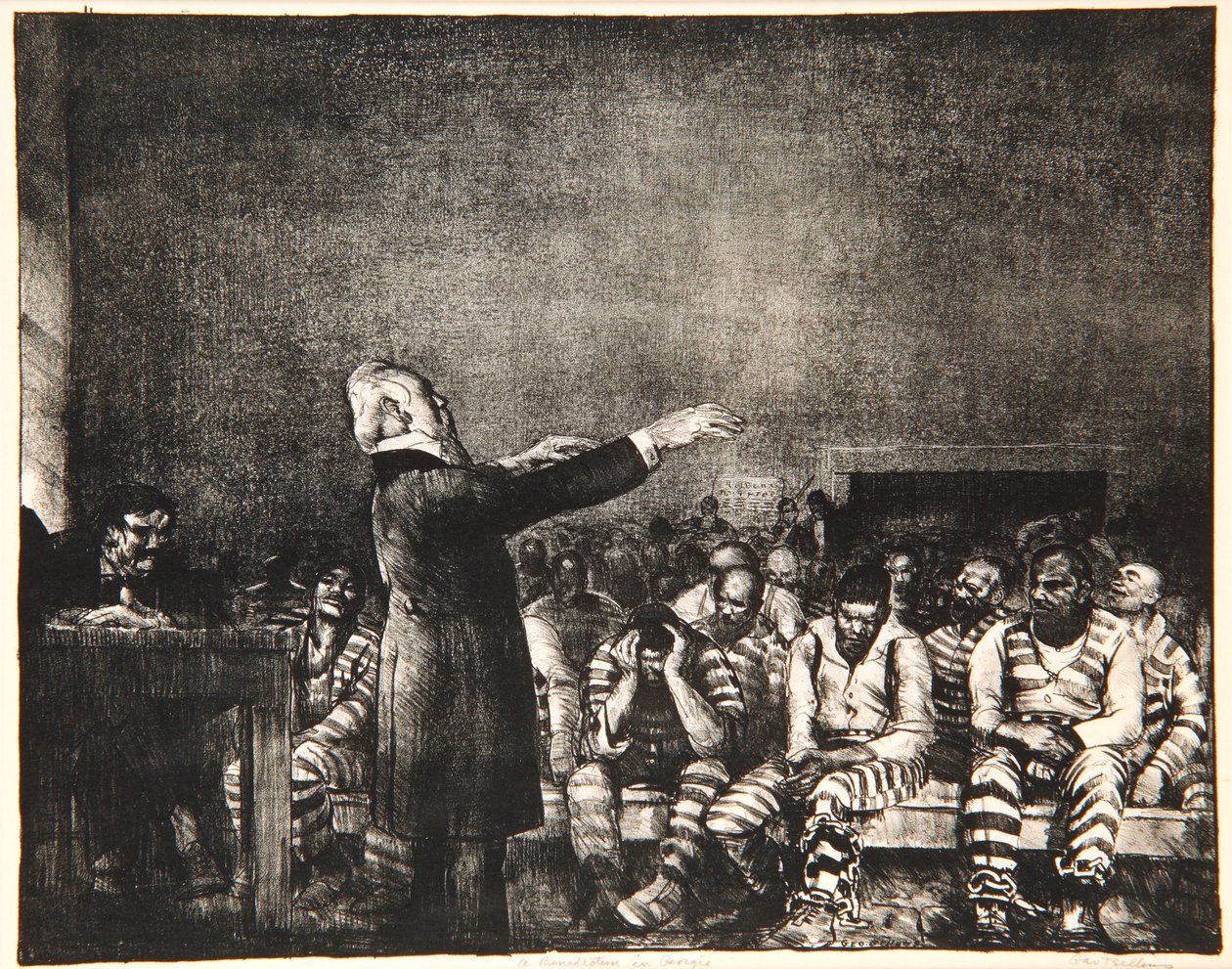 Požehnání v Gruzii, 1916 od George Wesley Bellows