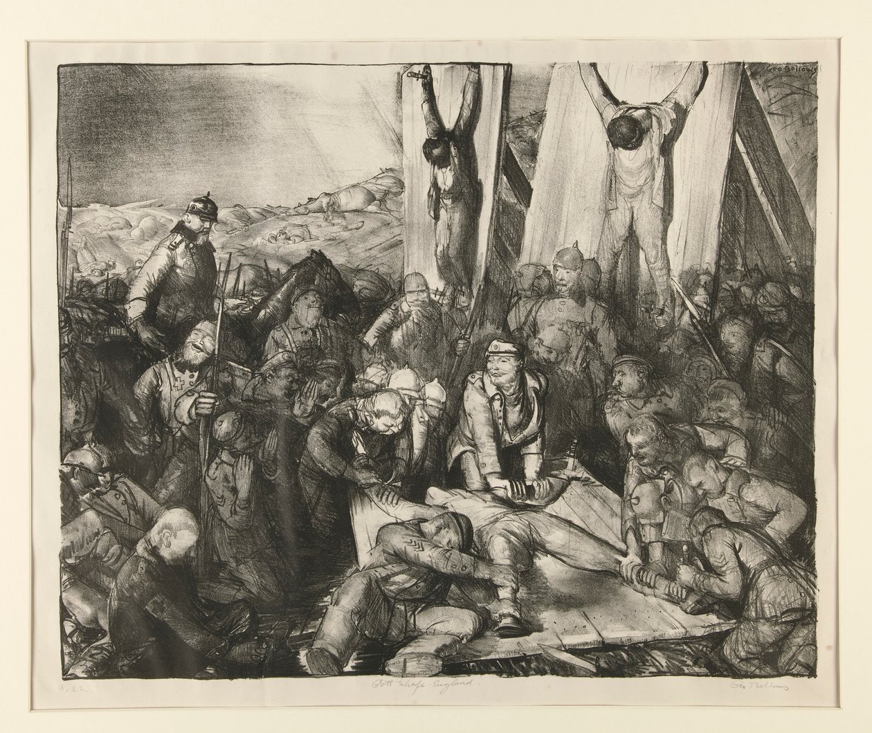 Bůh trestá Anglii od George Wesley Bellows