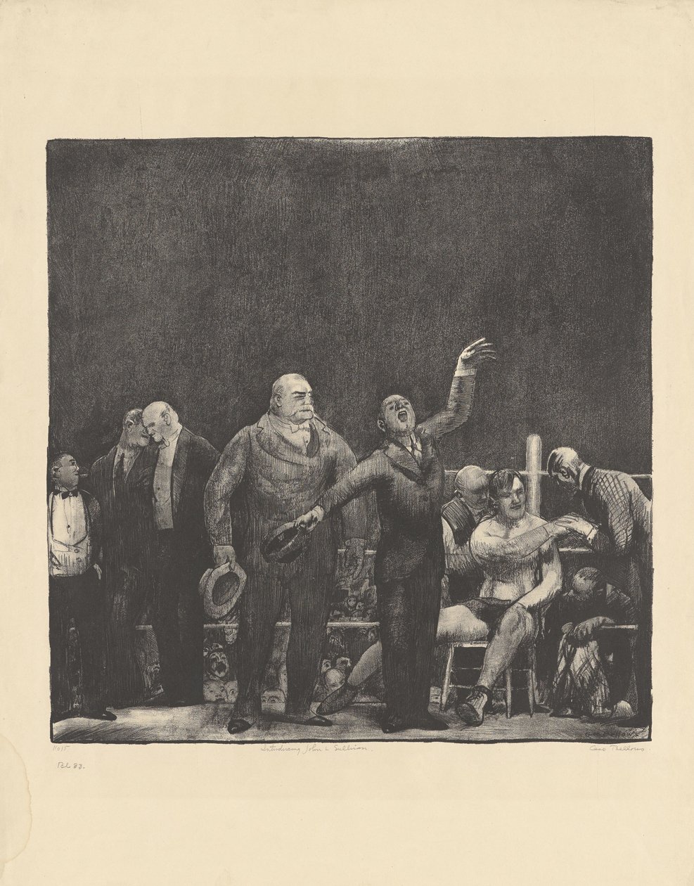 Představujeme Johna L. Sullivana, 1916. od George Wesley Bellows