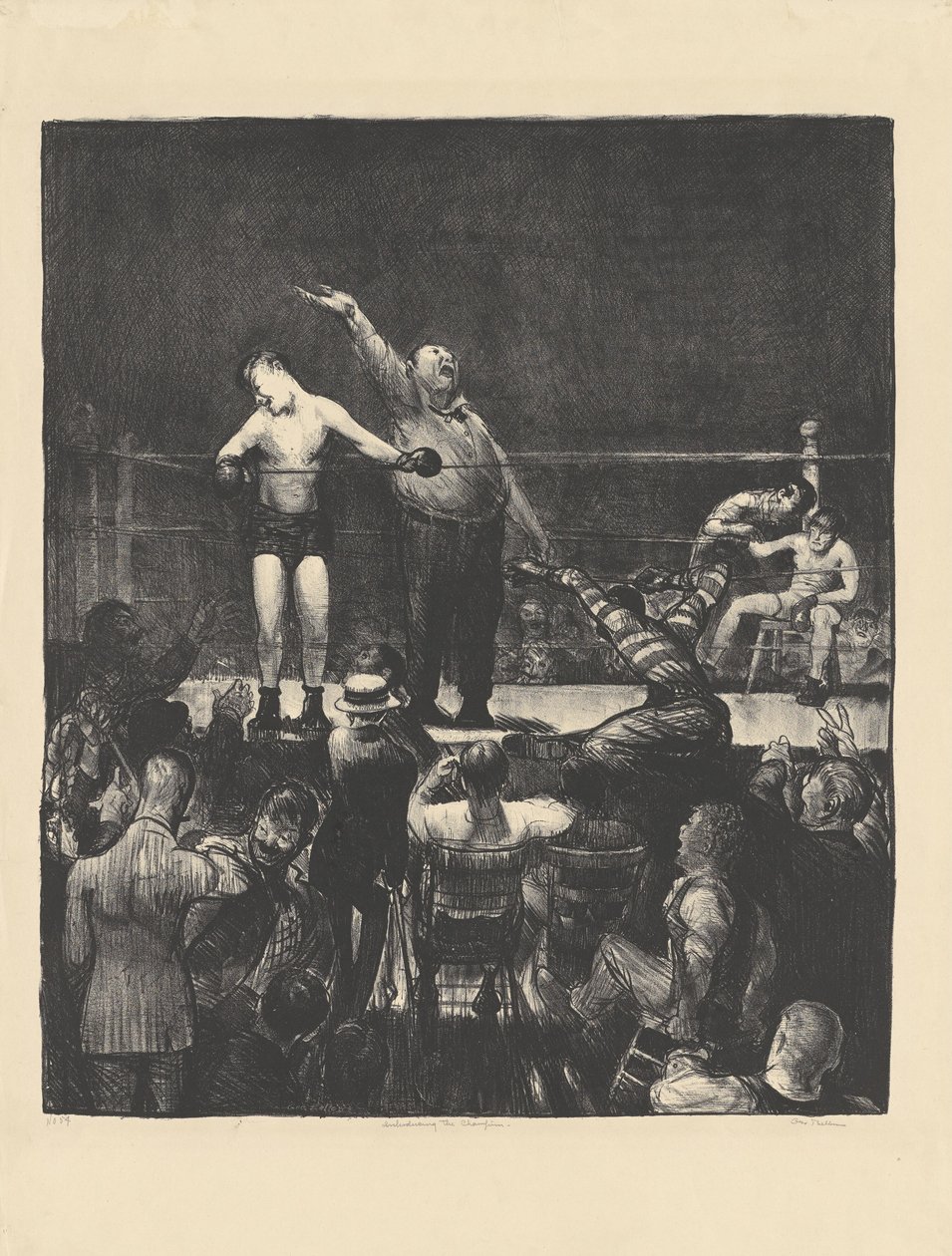 Představujeme šampiona, 1916. od George Wesley Bellows
