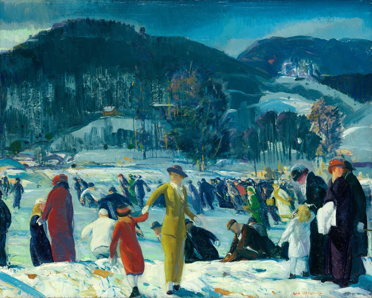 Láska k zimě, 1914. od George Wesley Bellows