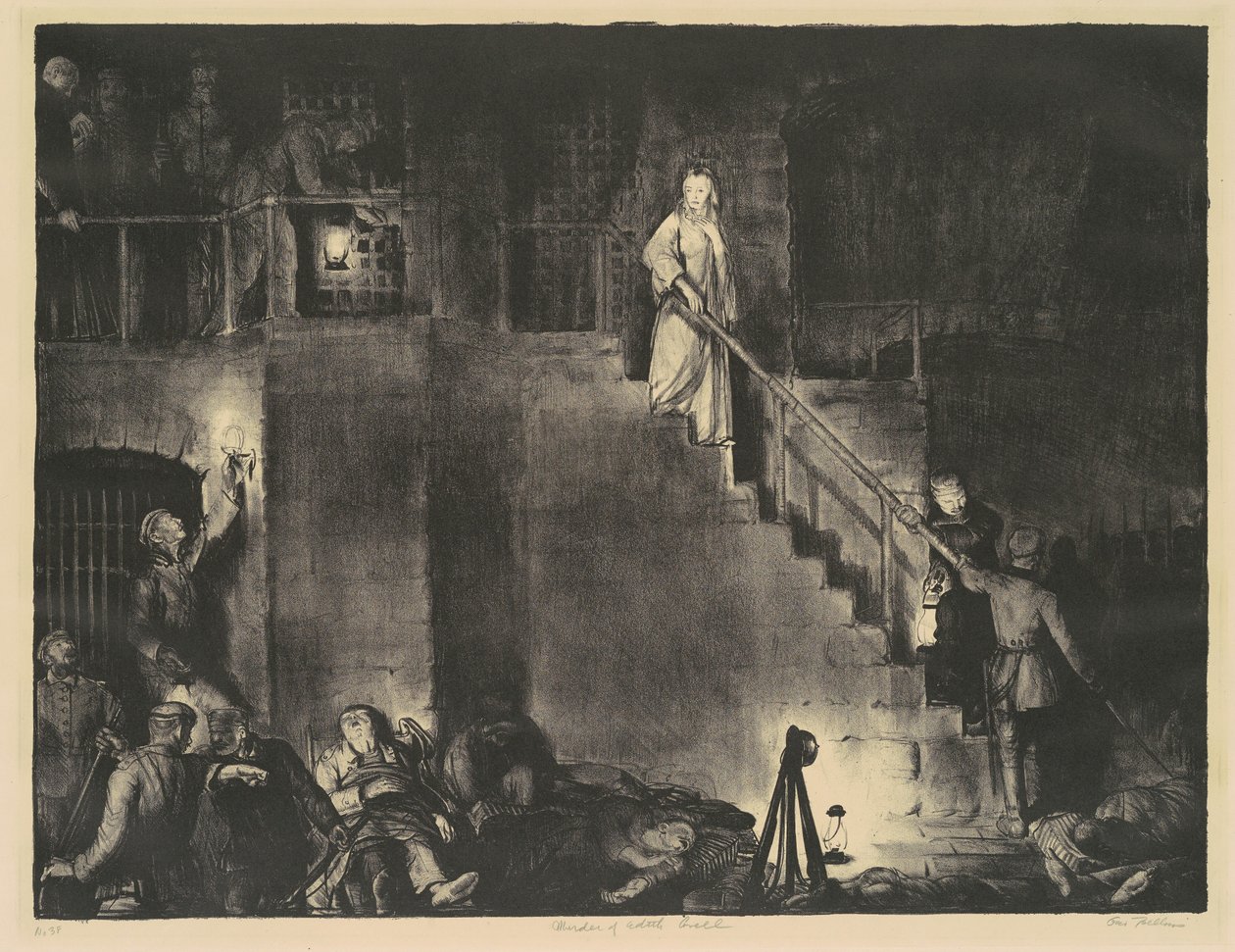 Vražda Edith Cavell od George Wesley Bellows