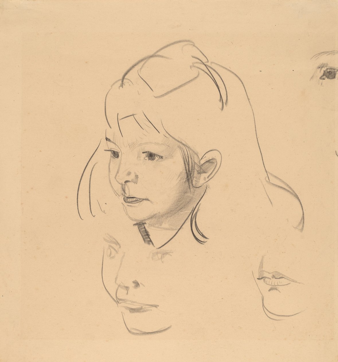 Studie Jeana, c. 1920. od George Wesley Bellows