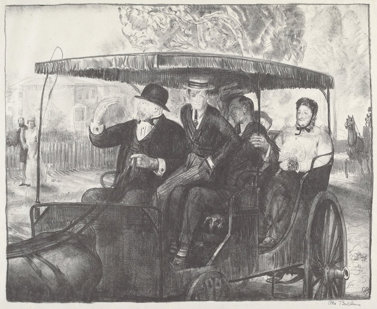 Neděle 1897, 1921. od George Wesley Bellows