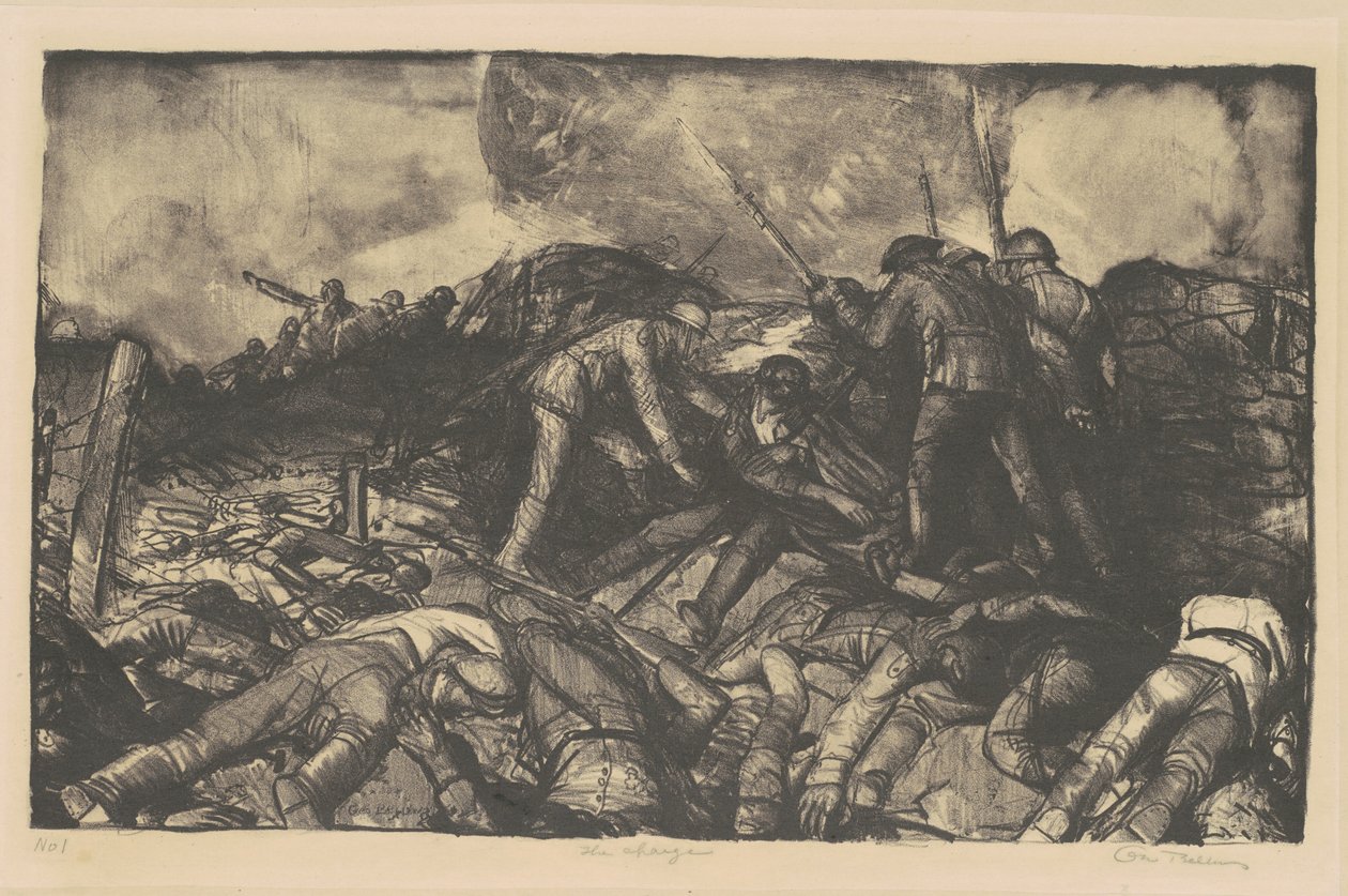 The Charge, 1918. od George Wesley Bellows