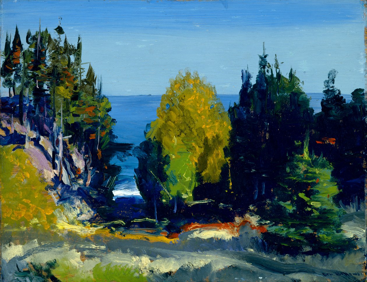 The Grove - Monhegan, 1911 od George Wesley Bellows