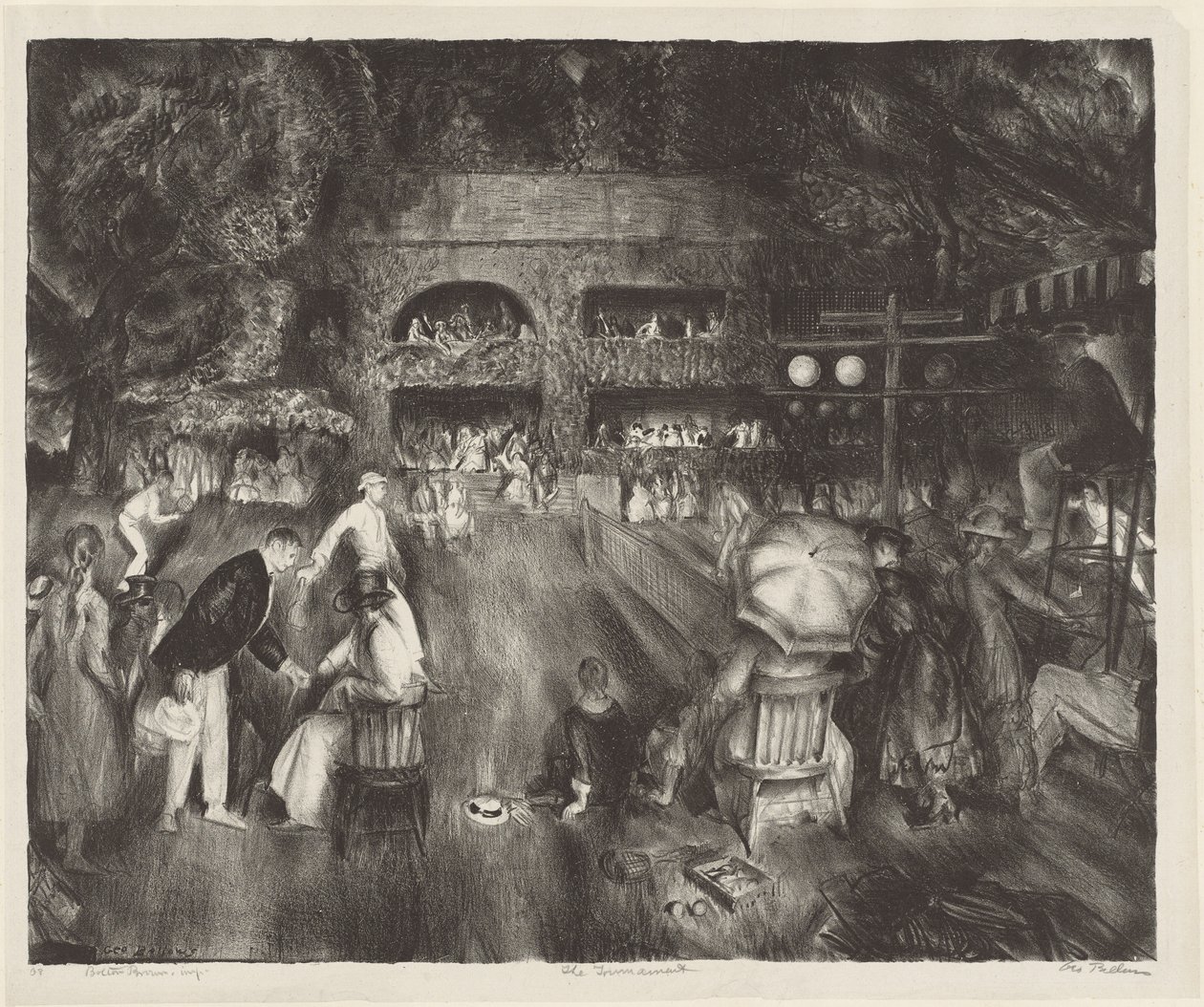 Turnaj, 1920. od George Wesley Bellows
