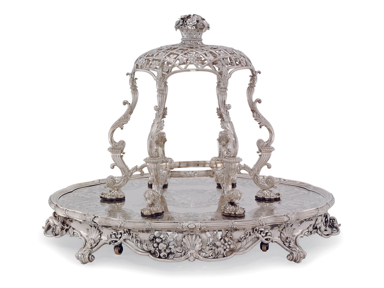 Epergne, The Leinster Service od George Wickes