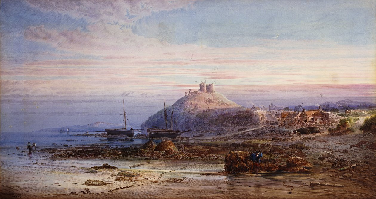 hrad Criccieth, od George Wolfe