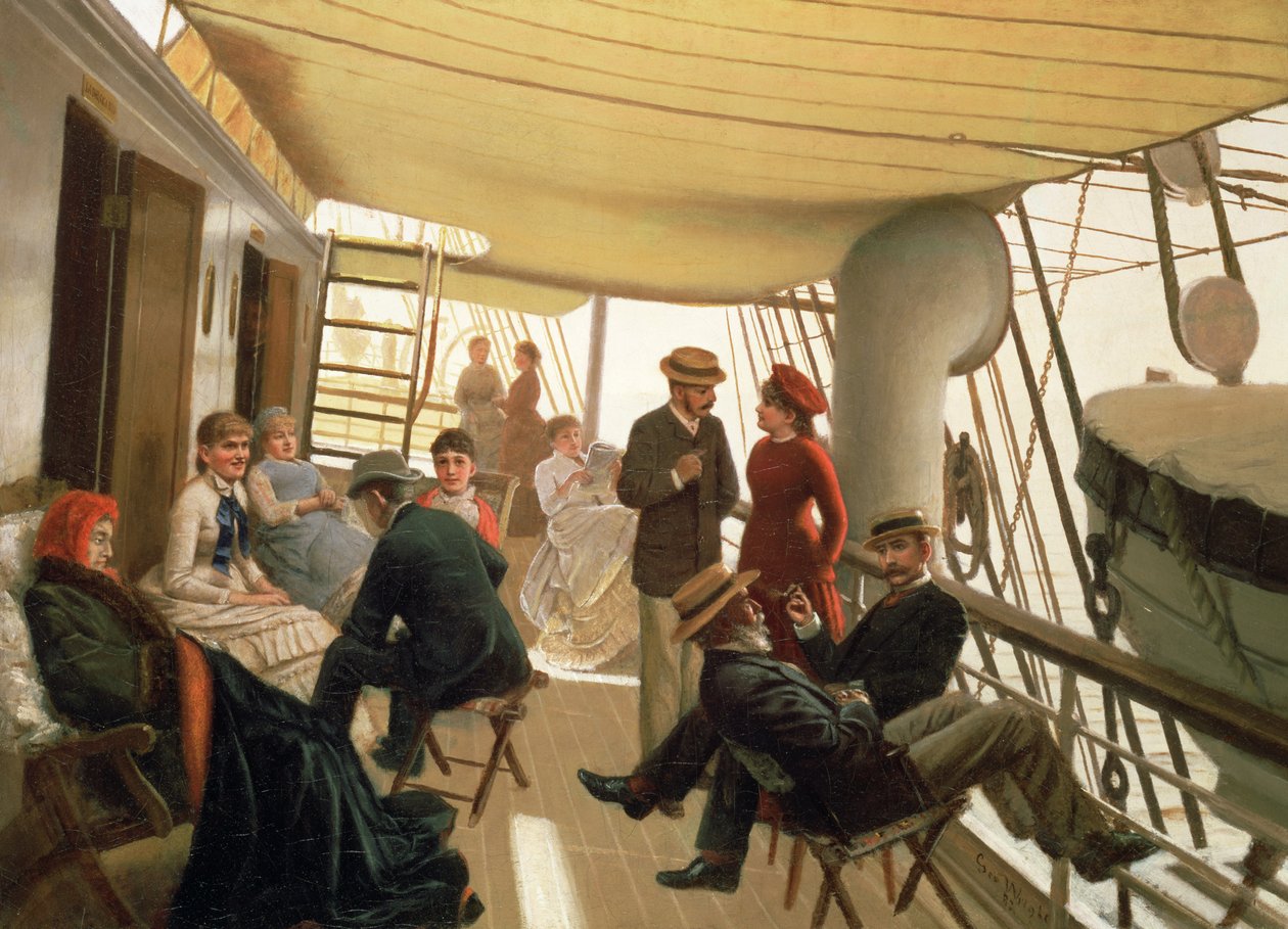 Výletní loď, 1882 od George Wright