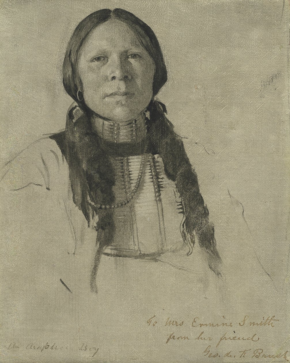 Chlapec z Arapahoe od George de Forest Brush